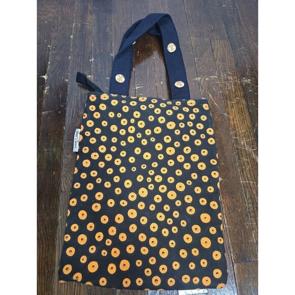 Vintage 90s Laurel Burch Artsy Cat Tote Purse Kitty Eclectic - Picture 4 of 16